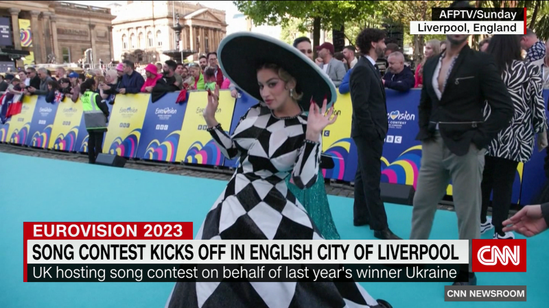 Eurovision 2023 hopefuls hit the turquoise carpet ahead of semi-finals | CNN