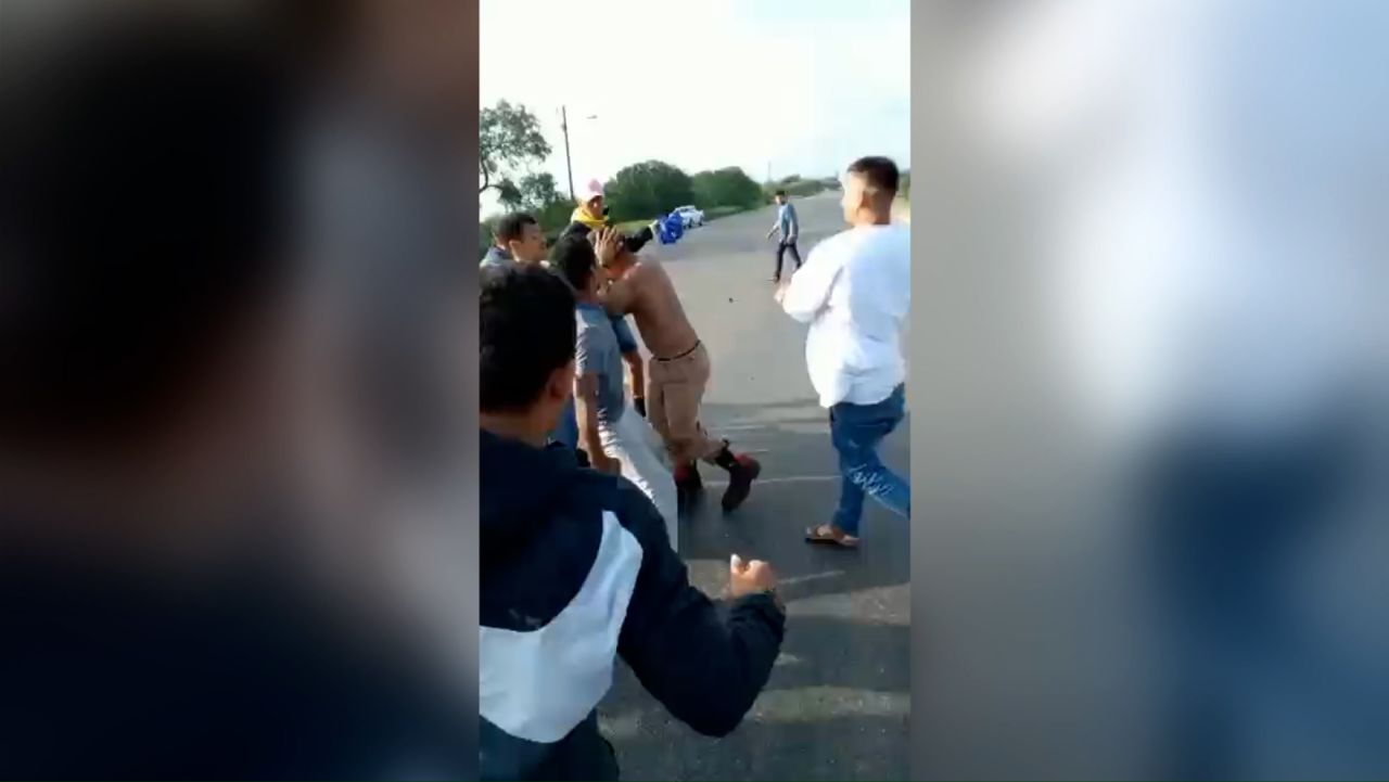 brownsville texas crash fighting