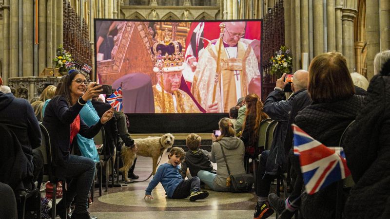 NextImg:Fewer Brits tuned in for King Charles' coronation than the Queen's funeral | CNN Business