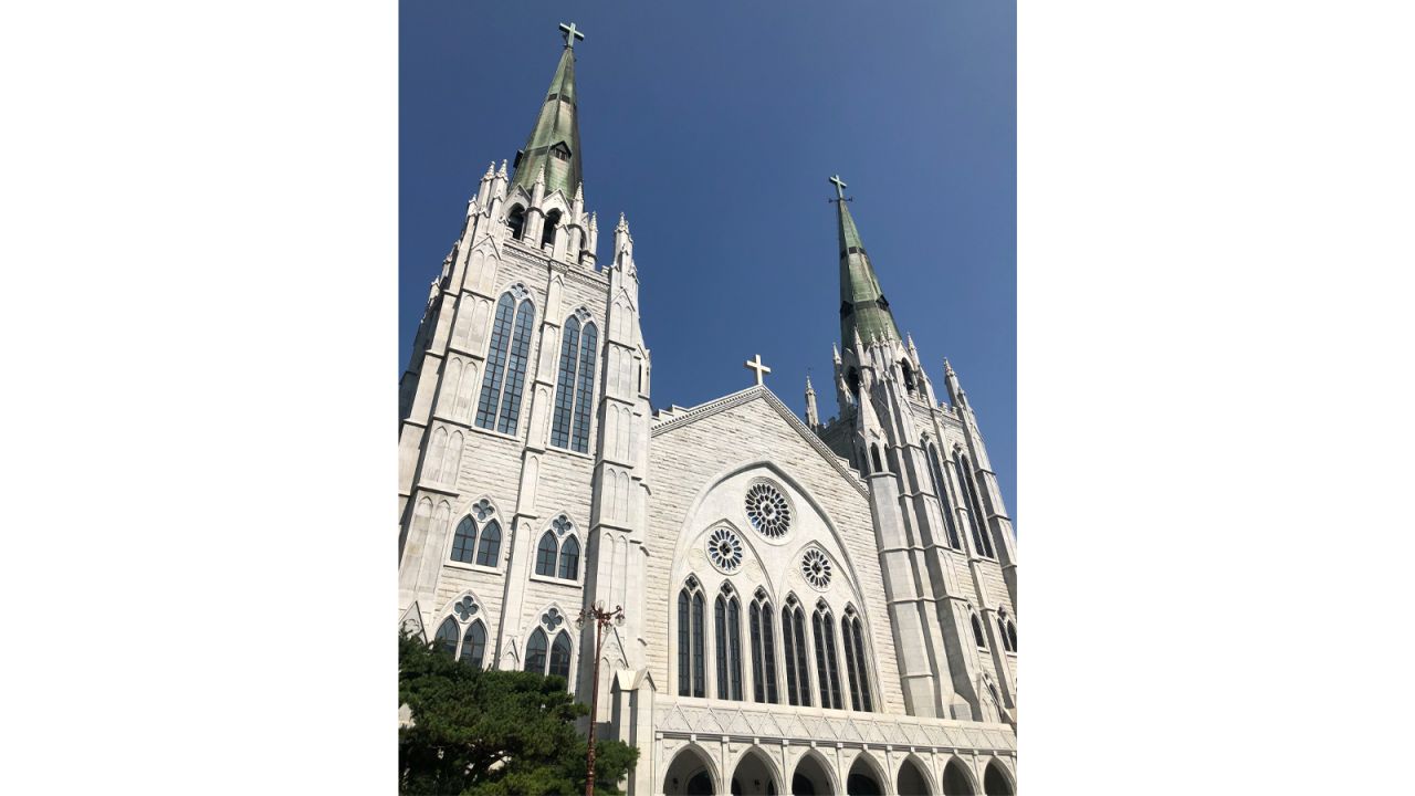 The Choong Hyun Presbyterian Church, which Daniel Oh attended with his family as a child in Seoul, South Korea. He returned to the church years later after moving back from the US to Seoul.