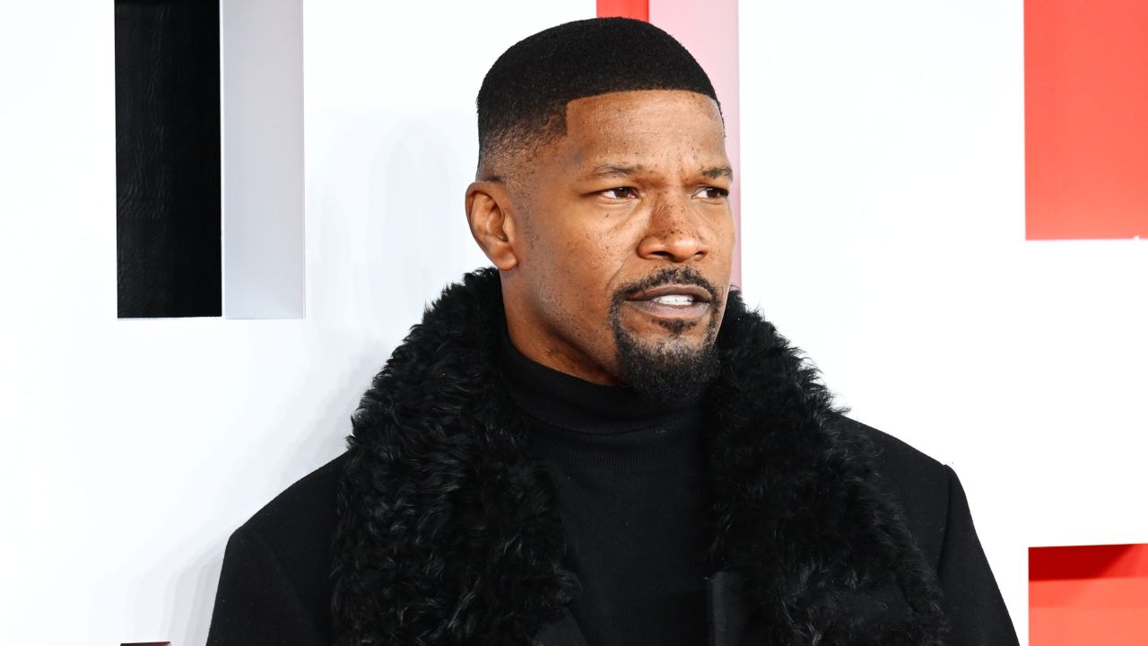Jamie Foxx, here on Feb. 15, is no longer hospitalized, according to his daughter.
