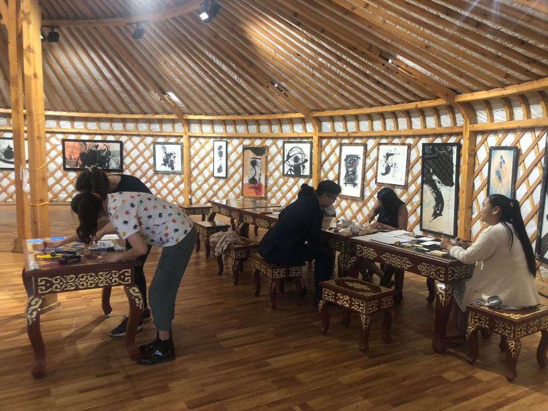 The Erdenesiin Khuree Mongolian Calligraphy Center recently expanded and now offers more workshops and exhbitions. 