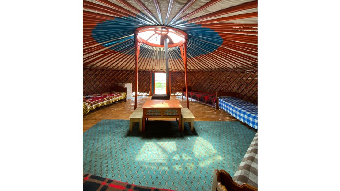 The new Silver Tree Guest House offers a variety of sleeping options including traditional yurts. 