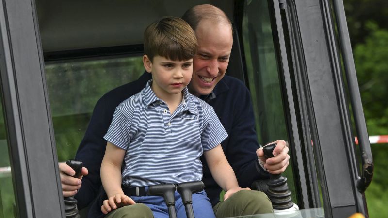 NextImg:Prince Louis, 5, conducts first royal engagement | CNN