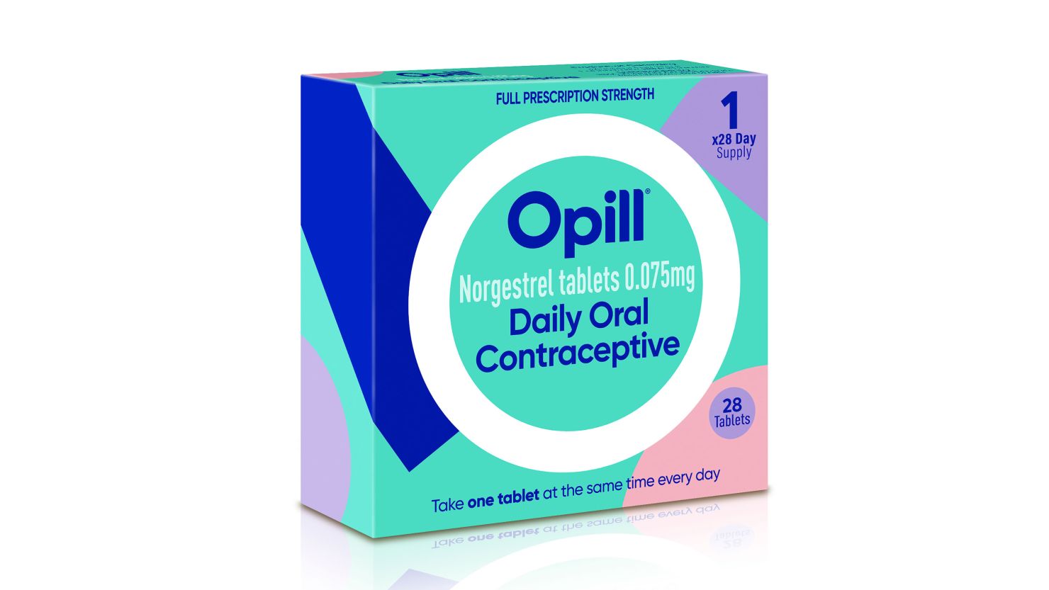 This illustration provided by Perrigo in May, 2023, depicts proposed packaging for the company's birth control medication Opill. Advisers to the Food and Drug Administration meet next week to review drugmaker Perrigo's application to sell a decades-old pill over the counter. The two-day public meeting is one of the last steps before an FDA decision. (Perrigo via AP)