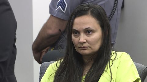 FILE - Letecia Stauch appears in El Paso County District Court in Colorado Springs, Colo., March 11, 2020. Closing arguments are expected Friday, May 5, 2023, in the trial of Stauch, a woman accused of killing her 11-year-old stepson in Colorado, putting his body in a suitcase and then dumping it over a bridge in Florida. Authorities allege Stauch killed Gannon Stauch by stabbing and shooting him a few hours before reporting him missing on Jan. 27, 2020, while his father was on a National Guard deployment. (KRDO-TV/The Gazette via AP, Pool, File)