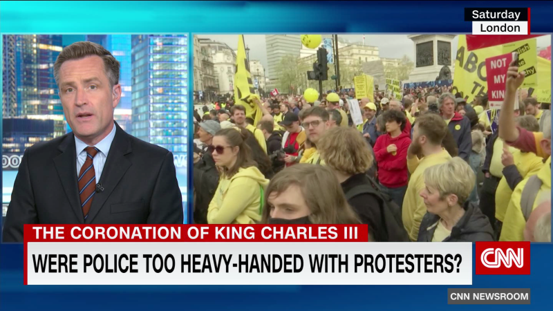 Were the Metropolitan Police too heavy-handed in handling anti-monarchy protesters? | CNN