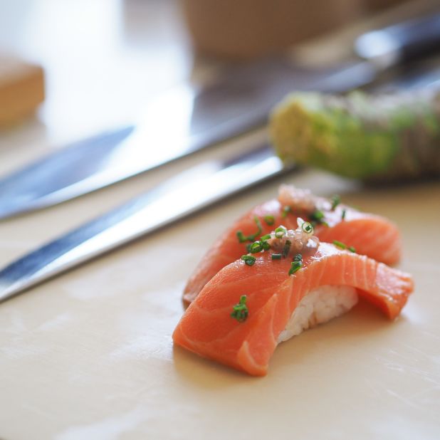 California-based startup Wildtype is <a href="https://edition.cnn.com/2022/04/07/business/cultivated-salmon-wildtype-climate-scn-hnk-spc-intl/index.html" target="_blank">creating sushi-grade salmon in the lab</a>, by cultivating cells extracted from salmon eggs.