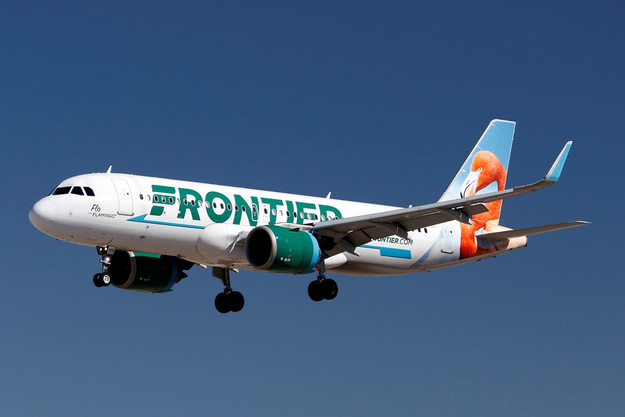 <strong>11. Frontier Airlines: </strong>Rounding out the rankings for economy class passengers is Frontier Airlines.