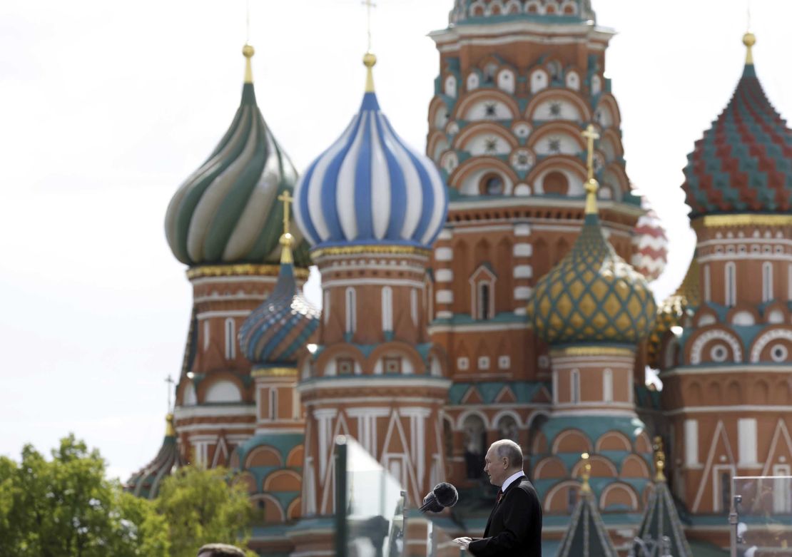Despite the pomp of the parade, Putin cuts an increasingly isolated figure.
