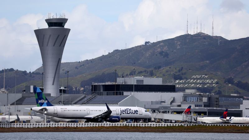 NextImg:SFO becomes first US airport to formally launch airplane wastewater testing for emerging Covid-19 variants | CNN