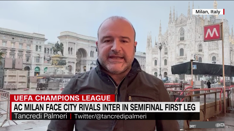 AC Milan face city rivals Inter in semifinal first leg | CNN