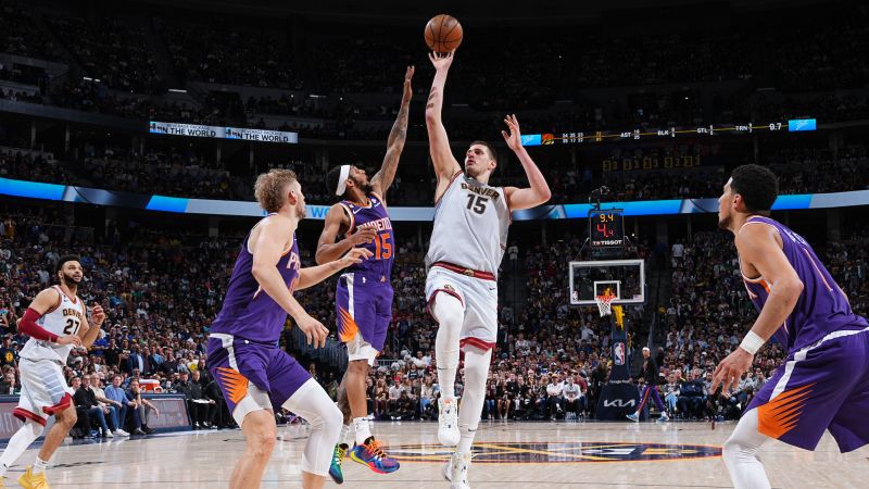 Nikola Jokić makes history with triple-double to lead Denver Nuggets to big Game 5 win leaving Phoenix Suns on the ropes | CNN