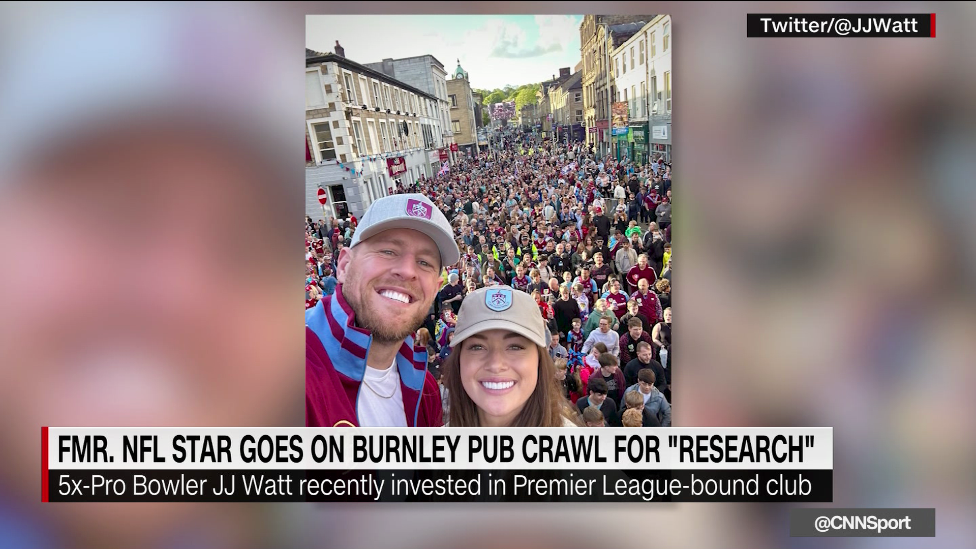 Burnley FC: NFL star JJ Watt and wife Kealia announce investment in the  Clarets, NFL News