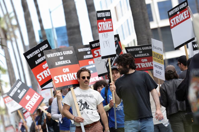 With Writers' Strike Already Underway, Film And TV Studios Start Labor ...