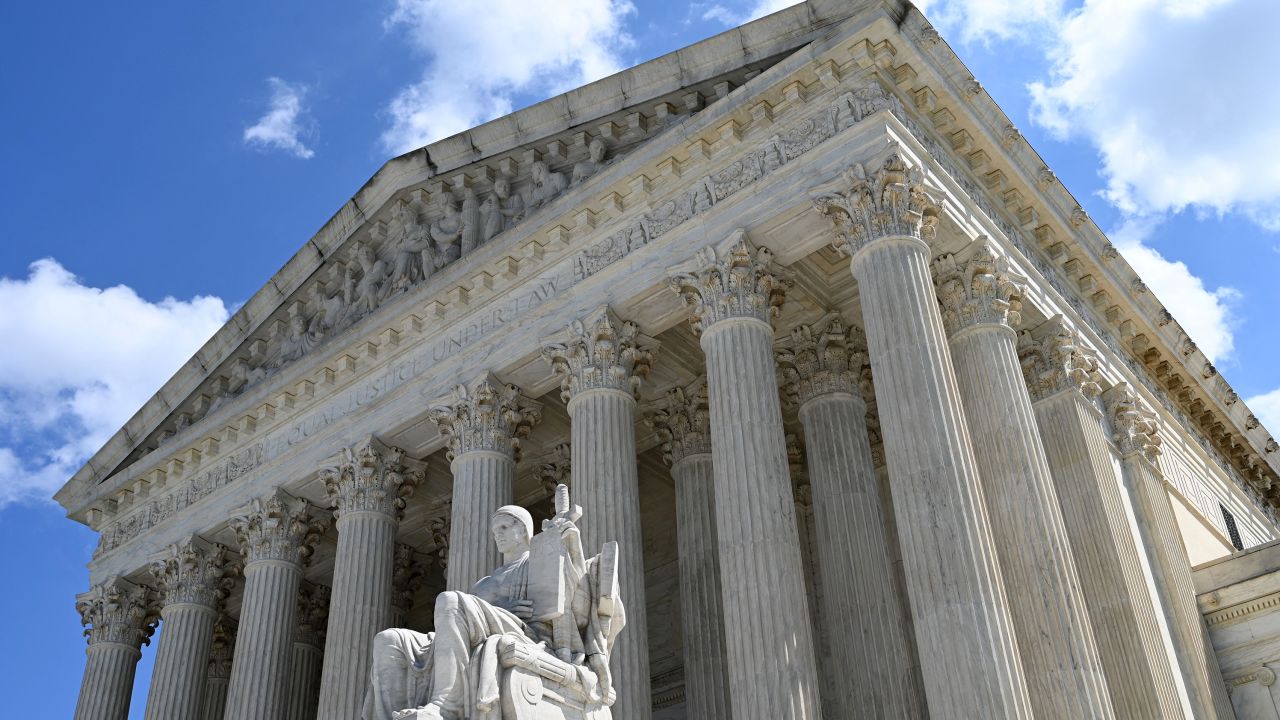 The US Supreme Court is seen in Washington on April 23, 2023.