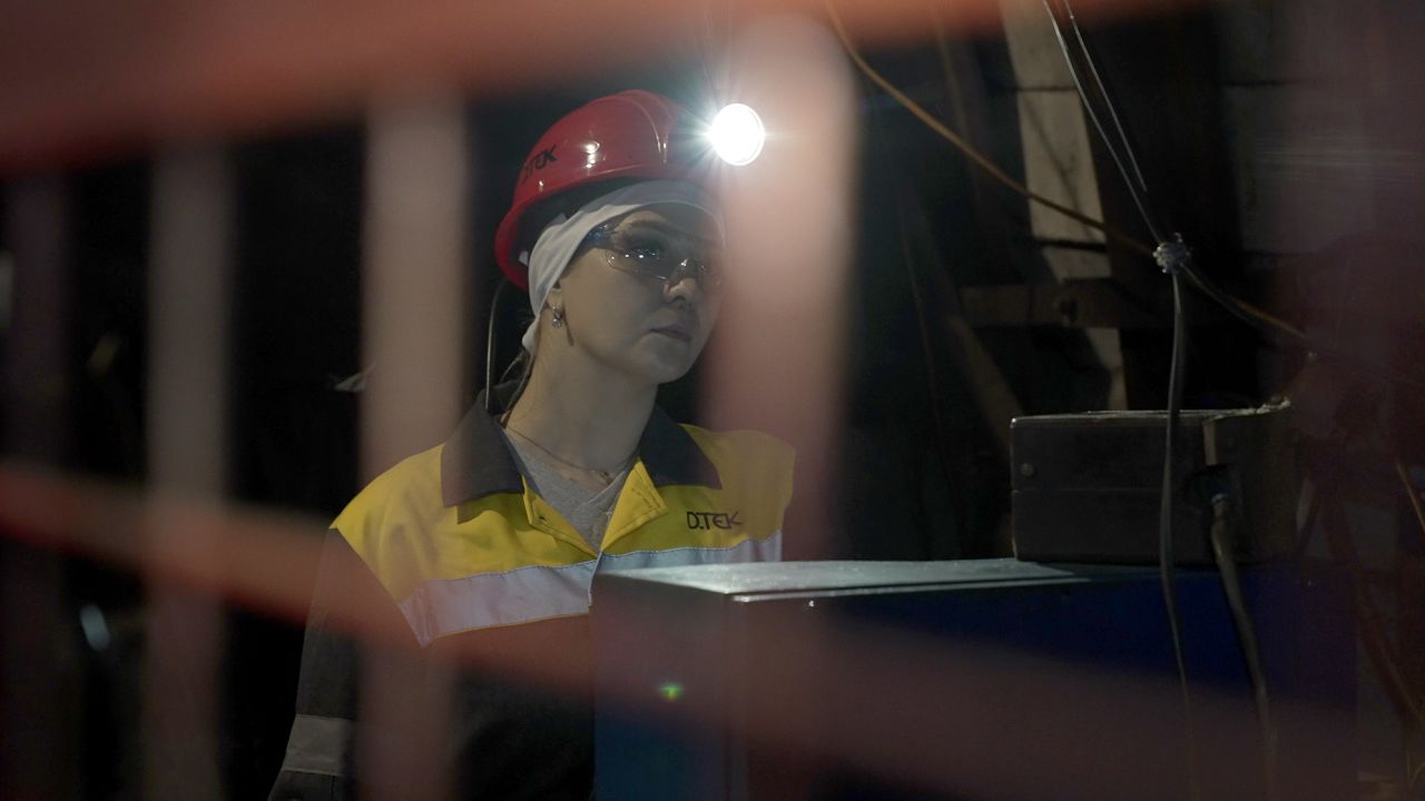Tetiana was one of the first to raise her hand when the miining company asked for female volunteers to work underground.