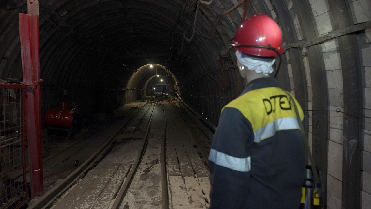 Coal mining is critical to Ukraine's energy sector, providing light and heat to the country.
