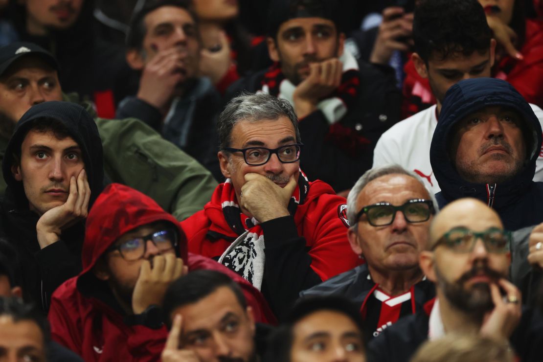 AC Milan fans witnessed a nervous performance from their team.