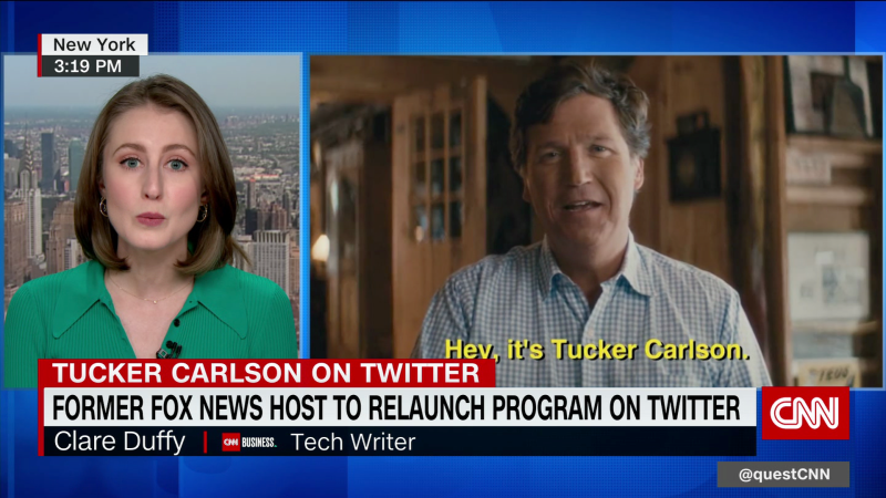 Tucker Carlson to relaunch program on Twitter | CNN Business