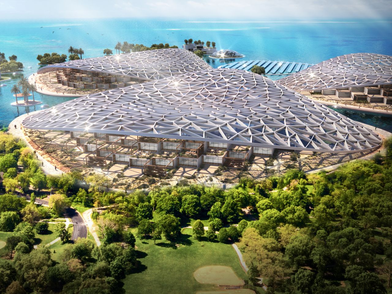 Dubai Reefs, shown in this rendering, aims to be an eco-tourism attraction as well as creating underwater ecosytems.