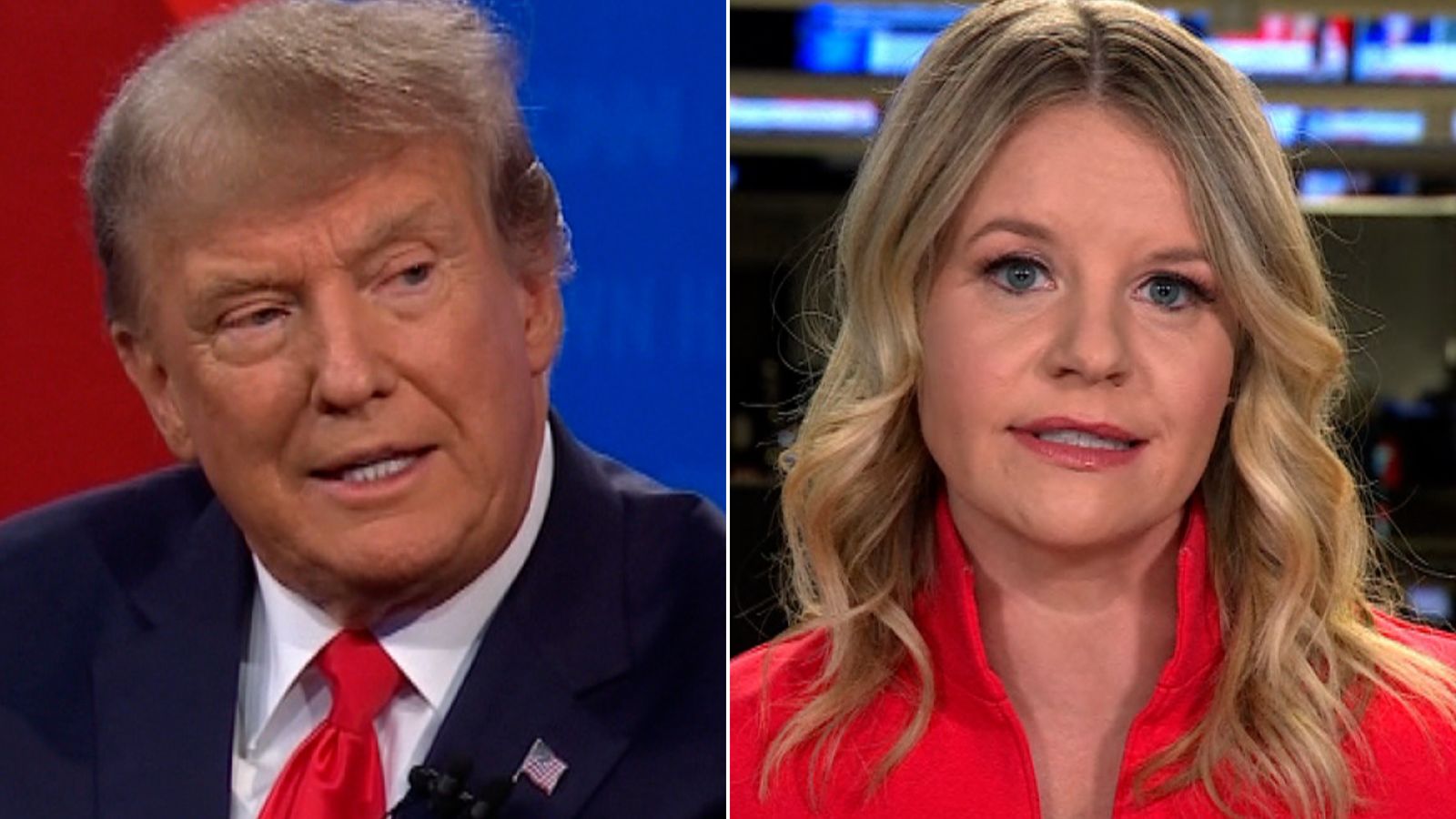 Hear what fact-checker says about Trump's claims at town hall
