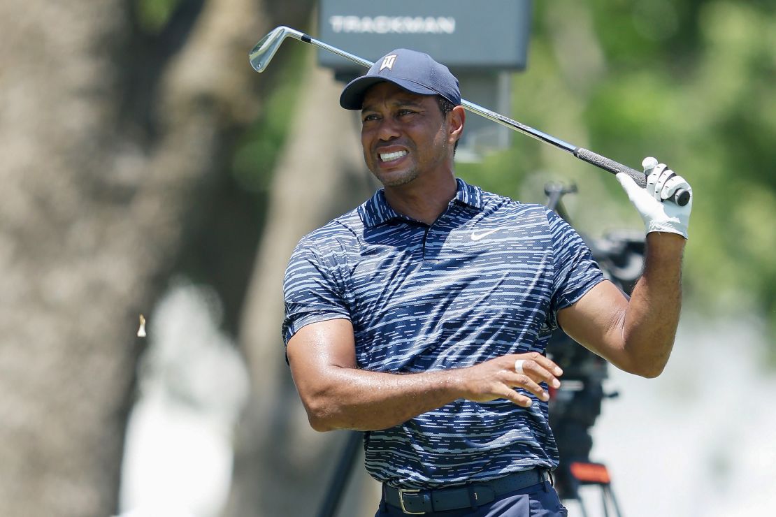 Woods withdrew from the 2022 PGA Championship after struggling in the third round.