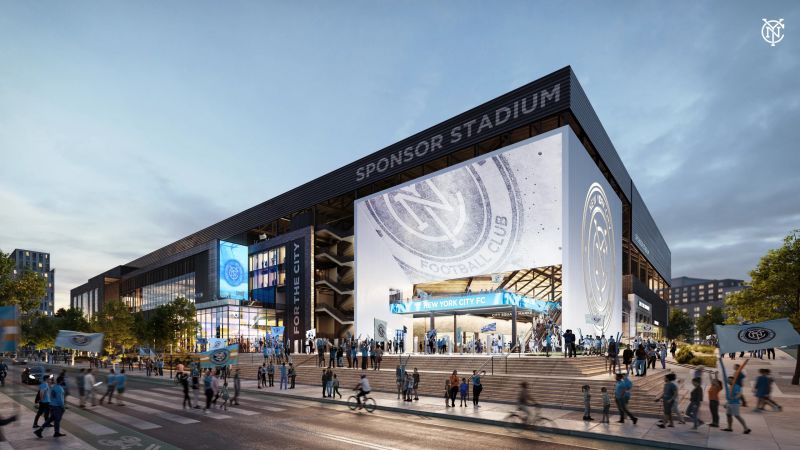 New York City FC Releases First Look At New $780 Million, 25,000-seat ...