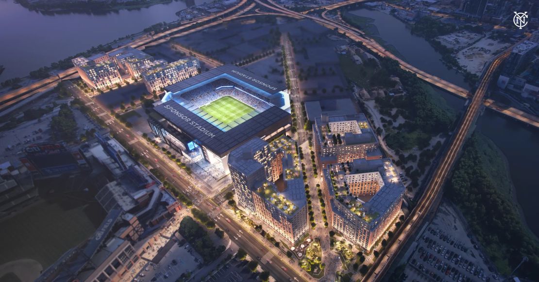 The project also plans to redevelop the areas surrounding the stadium.