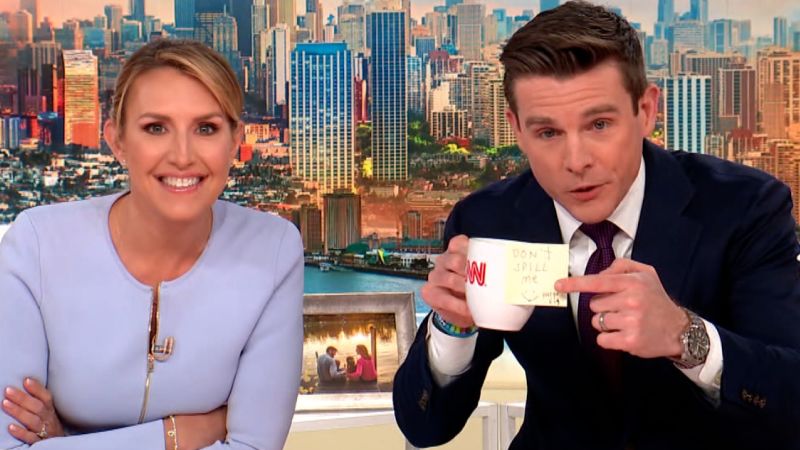 Video: CNN’s Phil Mattingly spills coffee during live show and gets a new nickname | CNN Business