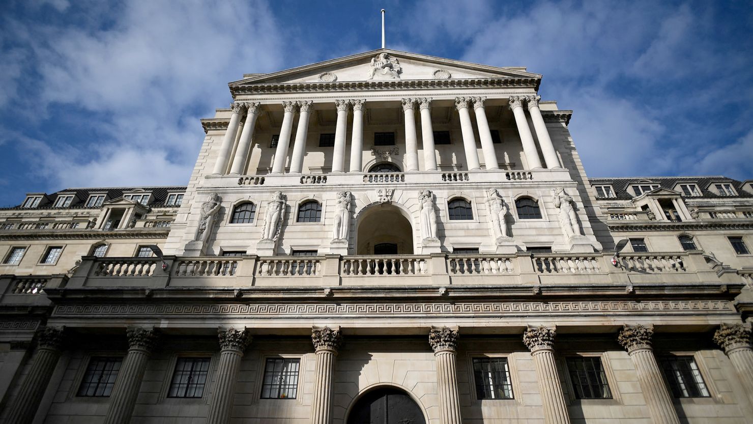 The Bank of England building in London.