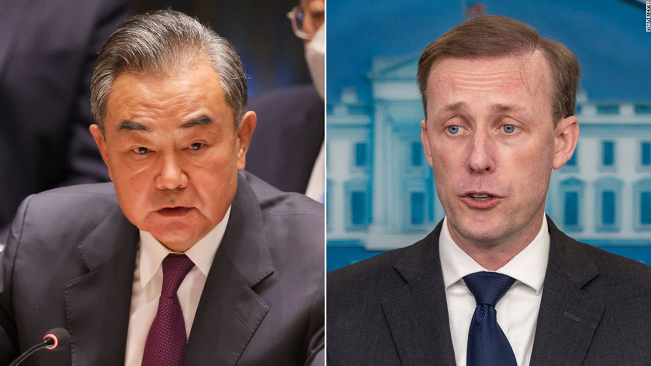 China State Councilor and Minister of Foreign Affairs Wang Yi and National Security Advisor Jake Sullivan.
