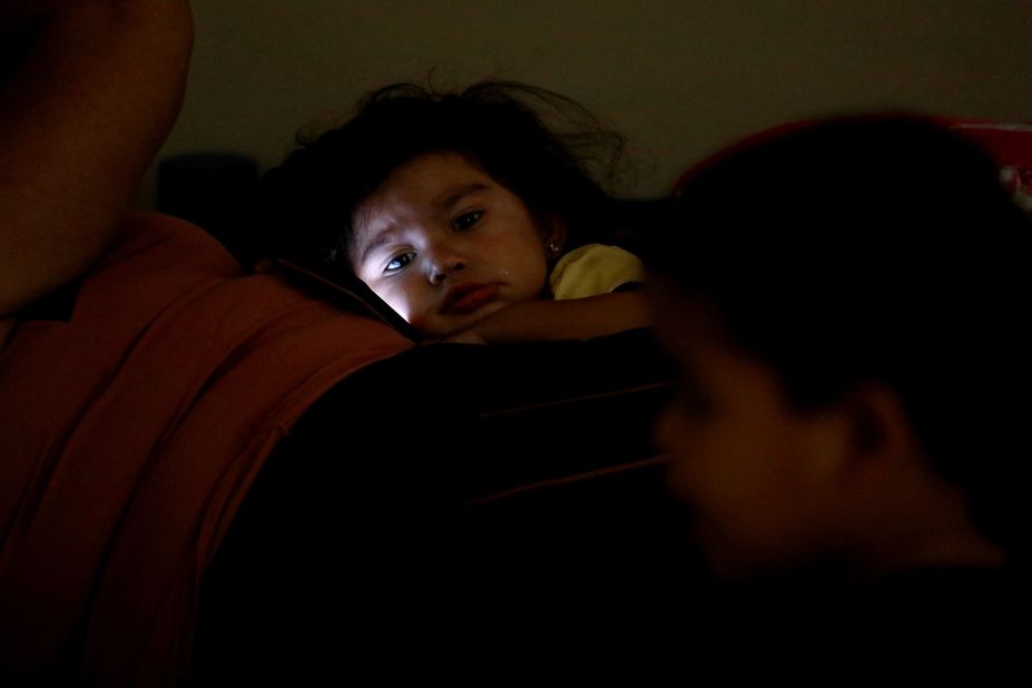 Wendy Velasquez and her 21-month-old daughter, Starley Dominguez Velasquez, have been living for five months at the Albergue del Desierto migrant shelter in Mexicali. They came from Honduras to apply for asylum in the United States.