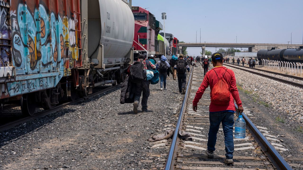 Once the train stops, people still have 25 miles or so to make it through Ciudad Juarez and the US border leading to El Paso, Texas.