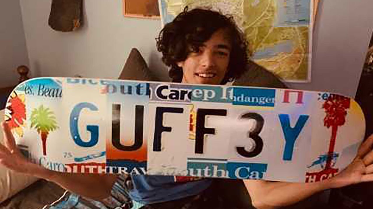 Gavin Guffey loved skating and comic books. 