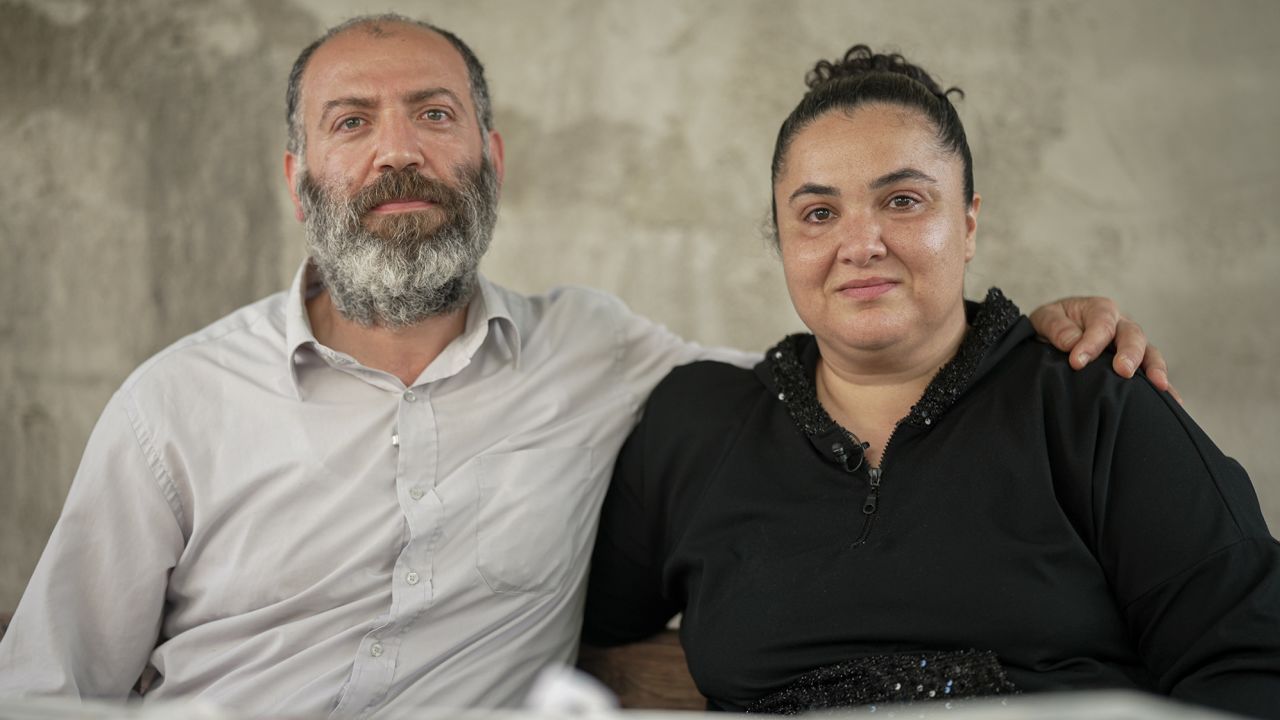 Ayhan and Meltem Cainmoglu lost their only son in the quake, as well as six other family members. 