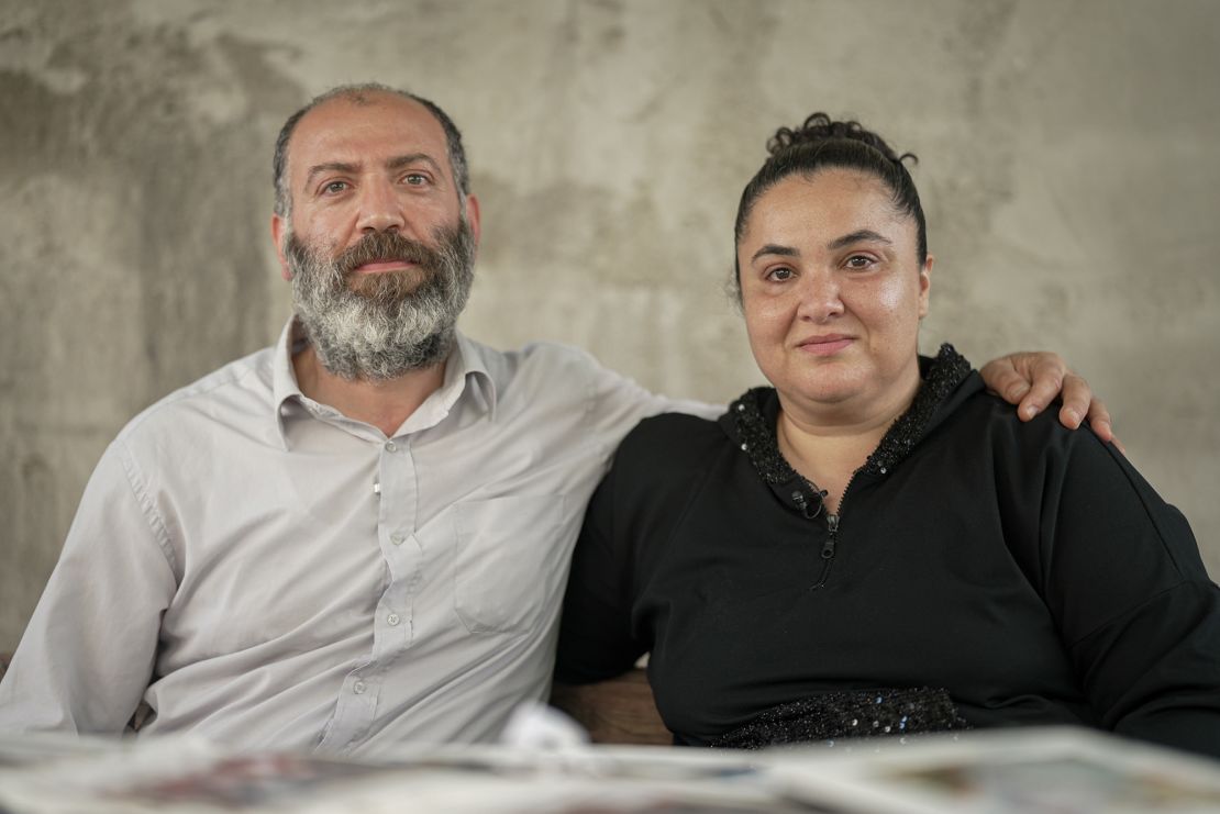 Ayhan and Meltem Cainmoglu lost their only son in the quake, as well as six other family members. 