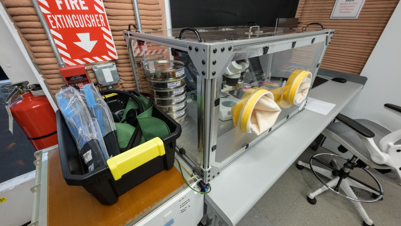 Laboratory equipment inside the CHAPEA habitat. Crew will conduct simulated science work and will be heavily tested themselves.