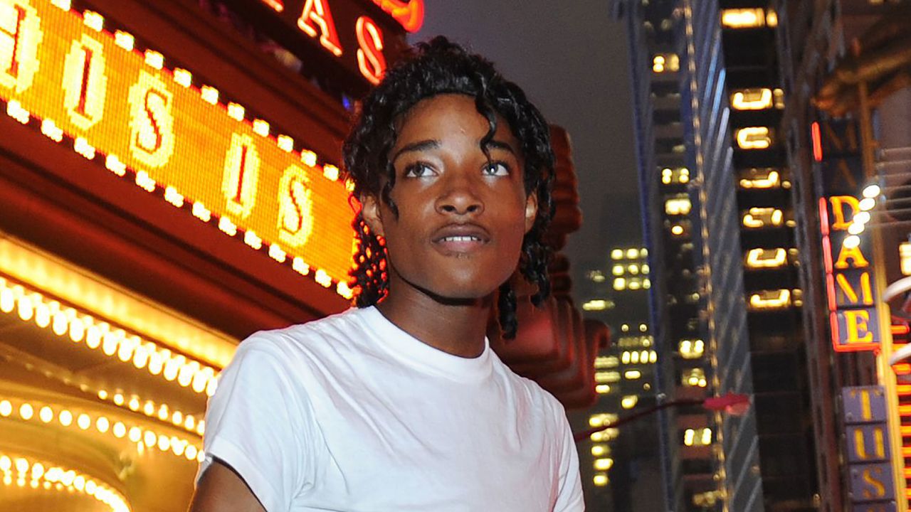 Jordan Neely is pictured before going to see the Michael Jackson movie, "this is," outside Regal Cinemas on 8th Ave. and 42nd St. in Times Square, New York in 2009. (Andrew Savulich/New York Daily News/Tribune News Service via Getty Images)