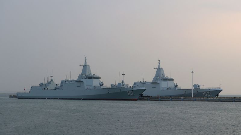 NextImg:Chinese warships sail around Japan as tensions rise ahead of G7 summit | CNN