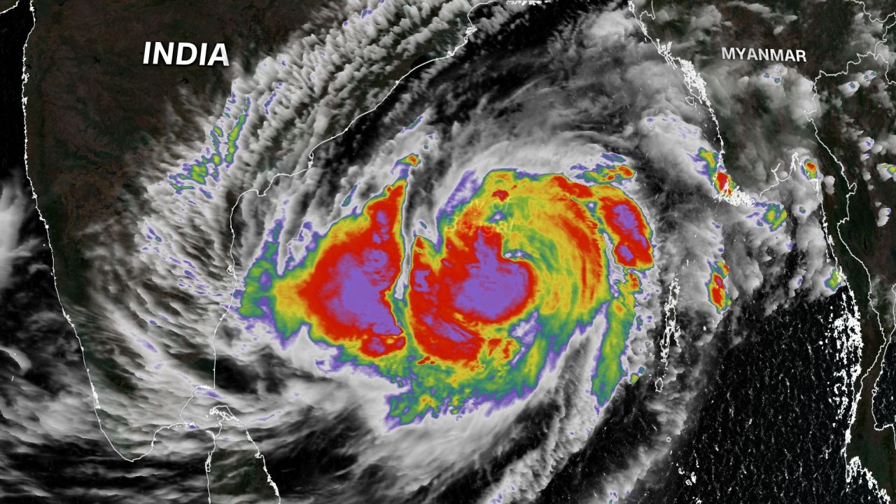 Cyclone Mocha is strengthening over the Bay of Bengal.