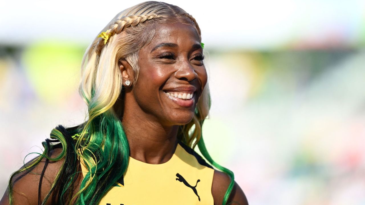 Fraser-Pryce, seen competing at the World Athletics Championships  in Eugene, Oregon, last year, is regarded as one of the greatest sprinters ever. 