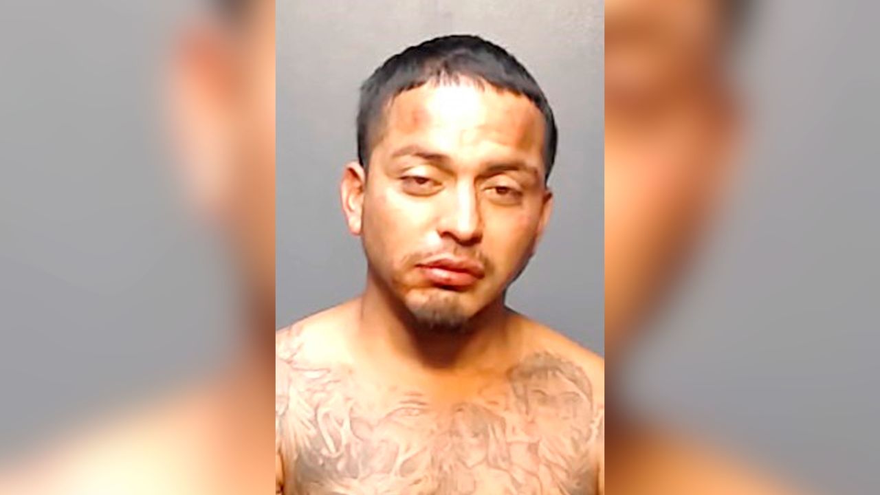 This booking photo provided by the Brownsville, Texas, Police Department shows George Alvarez. 