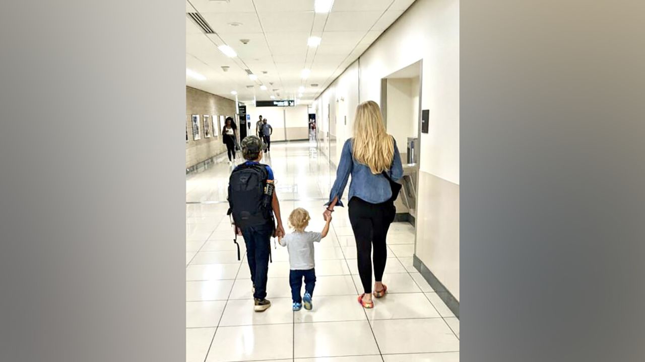 Stapleton says figuring out childcare is the hardest part of husband's deployments.