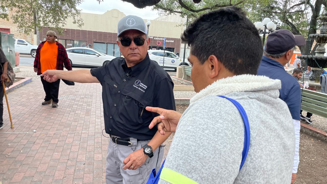 Pastor Carlos Navarro, who came to the United States from Guatemala in 1982, says he sees himself in the migrants who've recently arrived in his city.