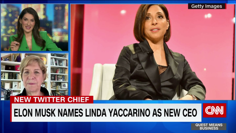 Elon Musk names Linda Yaccarino as new Twitter CEO | CNN Business
