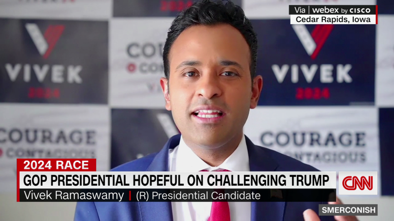 GOP Candidate Ramaswamy Shares Views On Abortion, Civics, Ukraine | CNN ...