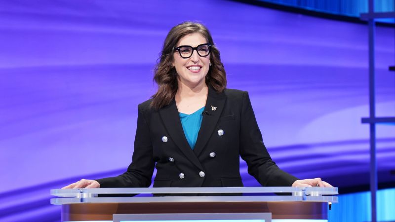 NextImg:Mayim Bialik opts not to host the final week of 'Jeopardy!' Season 39 in solidarity with writers on strike | CNN