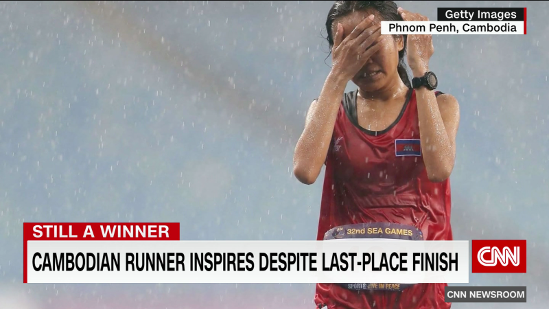 Cambodian runner’s gritty performance lauded  | CNN