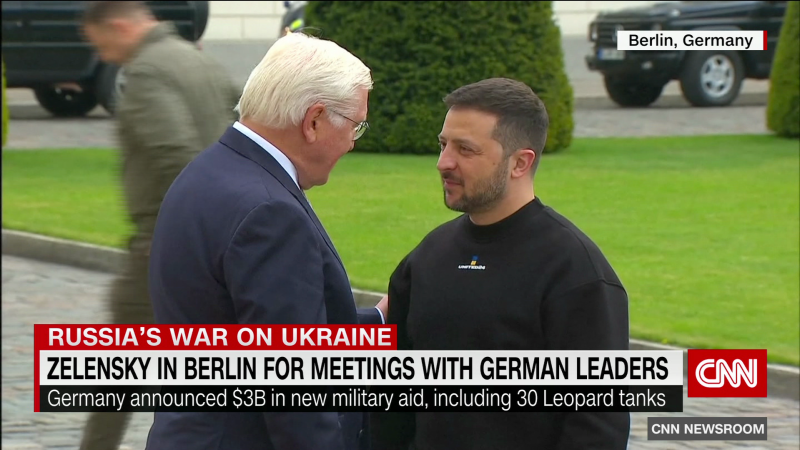 Zelensky visits Berlin as Germany promises more military aid | CNN